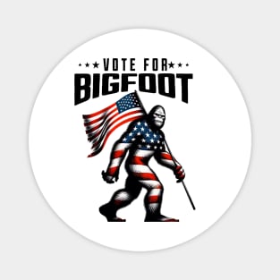 Vote For Bigfoot 2024 Magnet